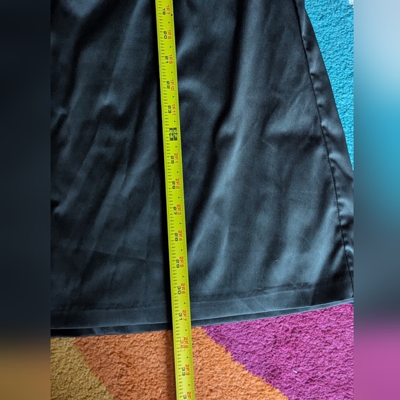 H&M Black Sequin Satin Dress Y2K Style - Picture 11 of 15